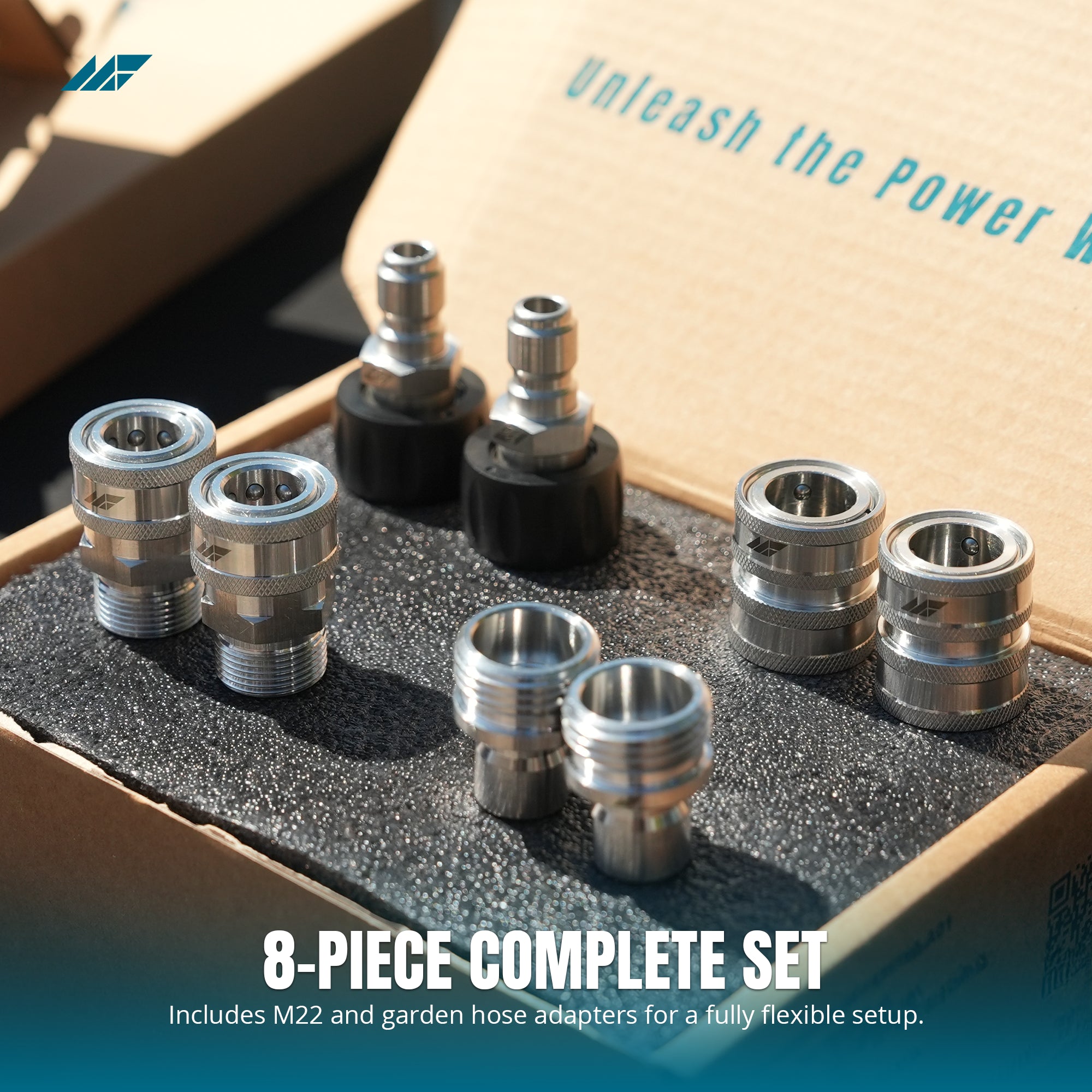 Quick Connect 8 Pcs Pressure Washer Kit